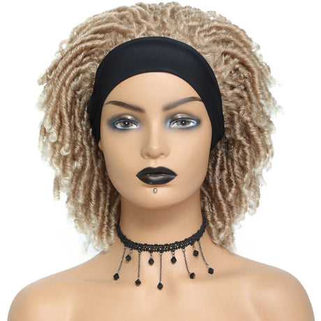 Dreadlock Headband Wigs for Women blonde