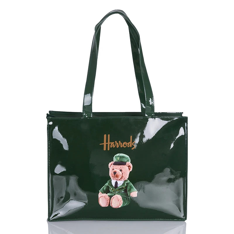 green eco friendly tote bag