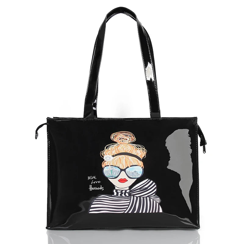 black tote bag