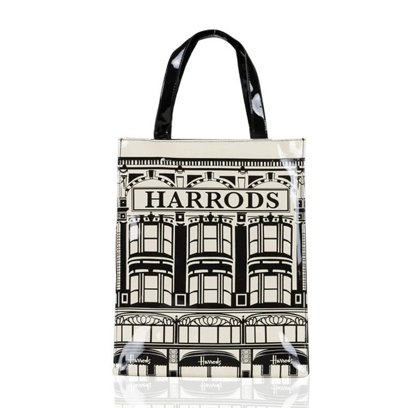 silver tote bag
