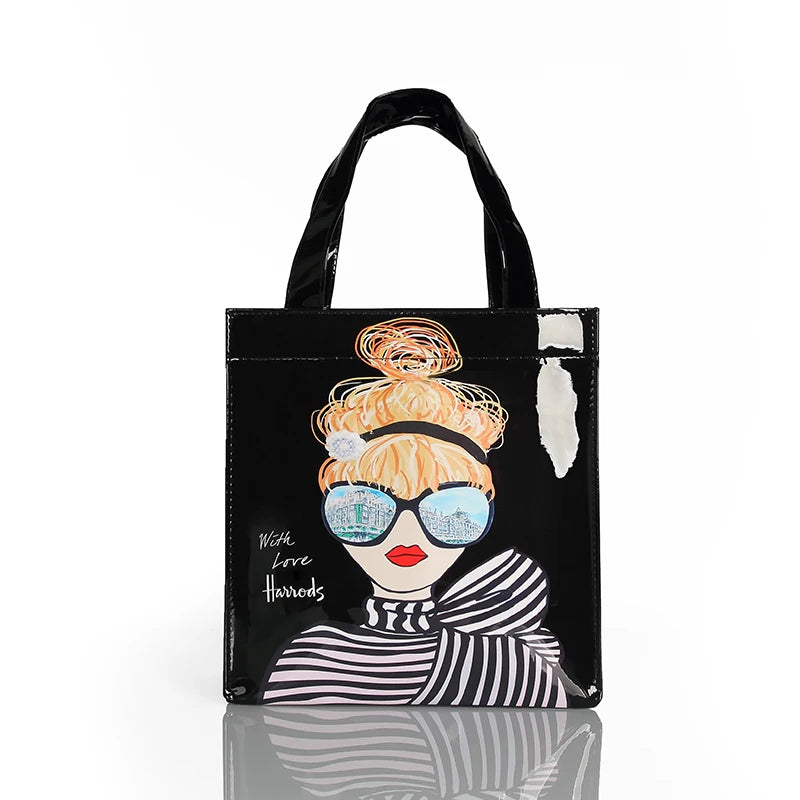 black tote bag