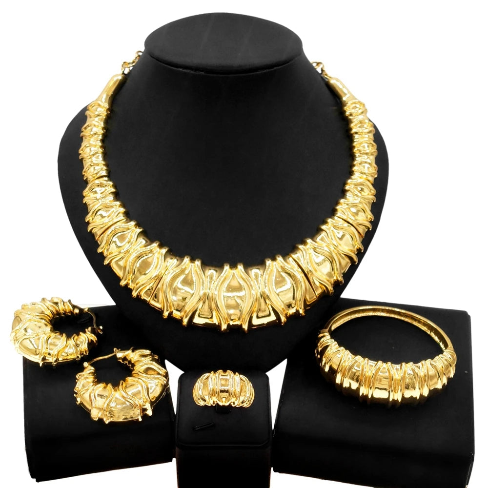 Electric Italy Gold Plated Jewelry Set