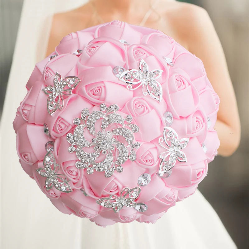 Pink Elegant Bridal Wedding Bouquet