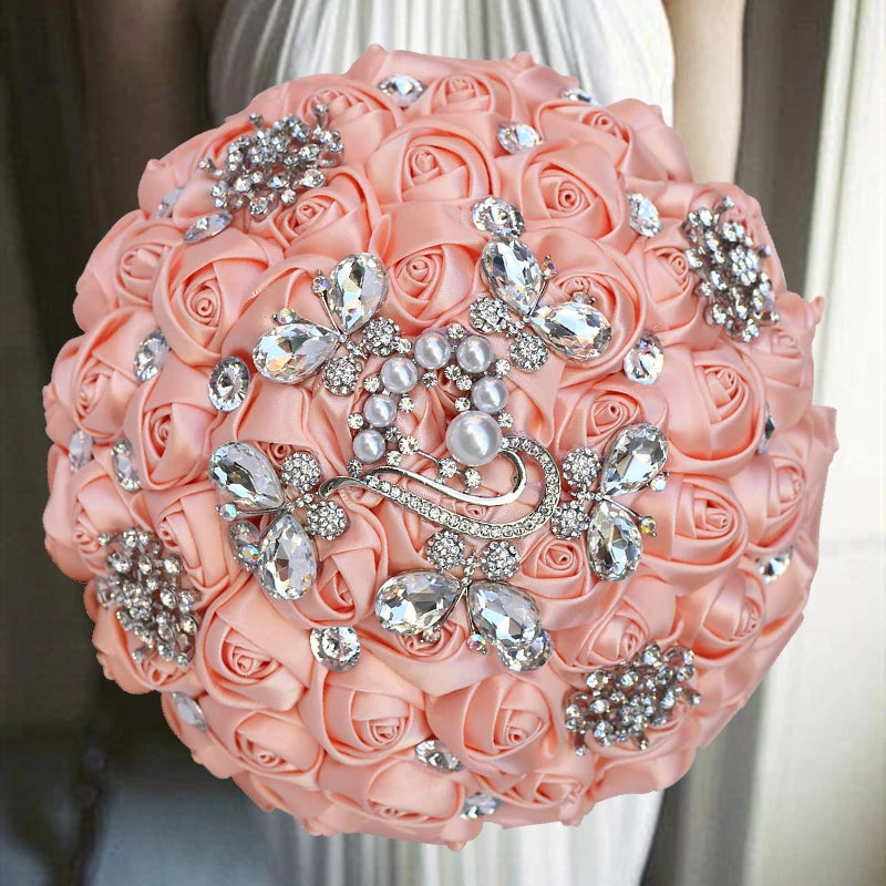 Pink Elegant Bridal Wedding Bouquet