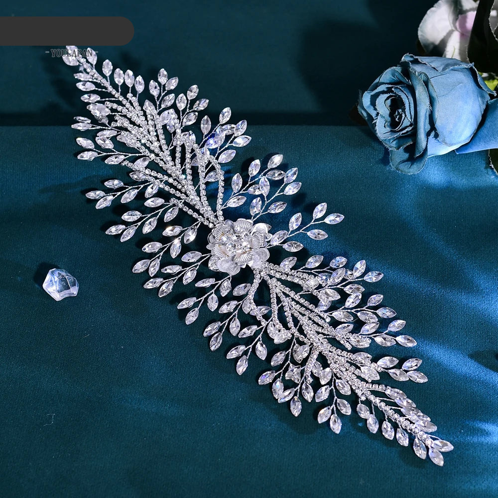 Elegant Rhinestone Bridal Headband – Wedding Hair Accessories