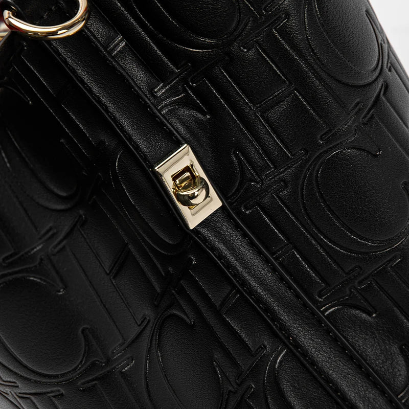 Lock Embossed Handheld Bun Shopping Bag