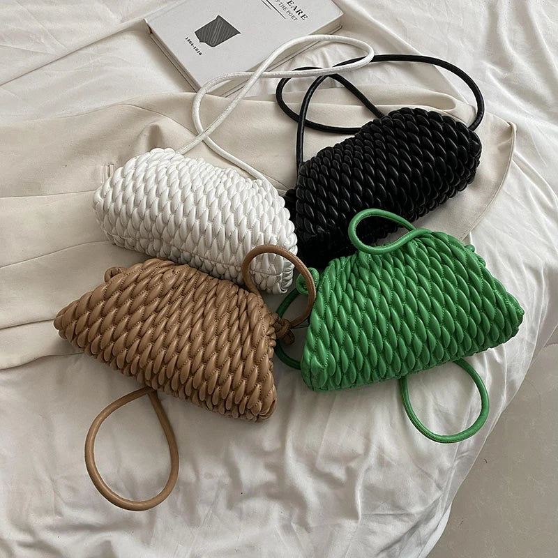 4 messenger handbag, white black green brown