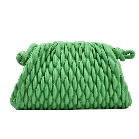 green messenger handbag