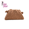 brown handbag with sassy chick logo