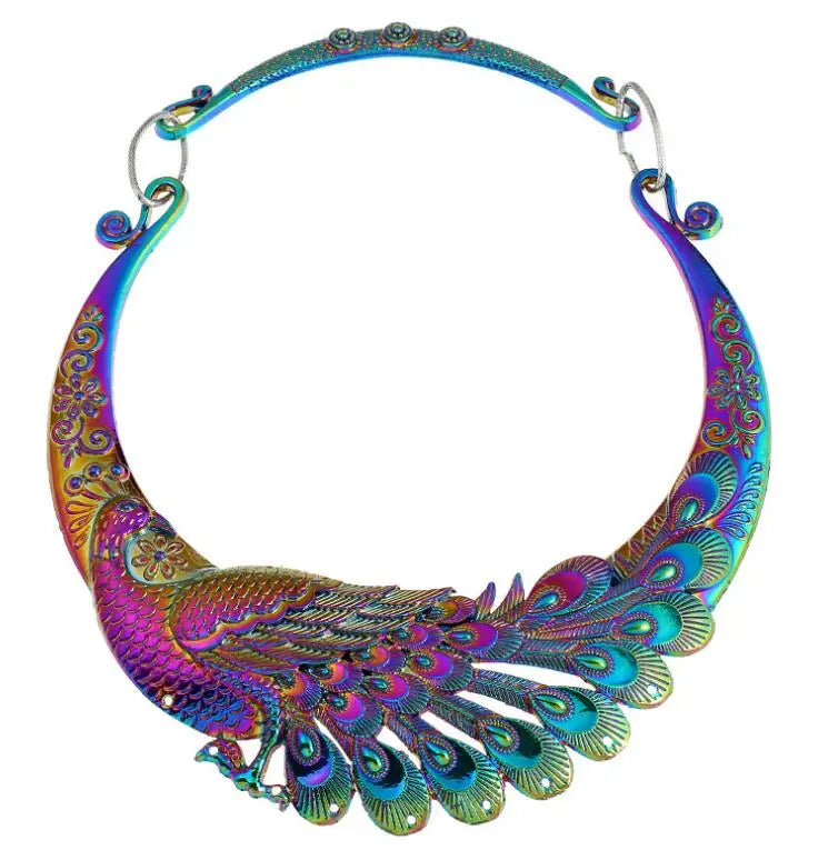 Ethnic Collar Multicolor Laser Jewelry