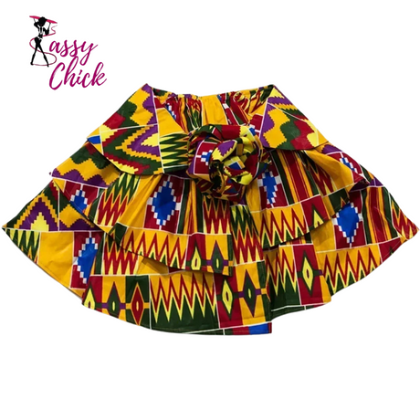 Fabric Necklaces Print Ankara Sassy Chick Logo