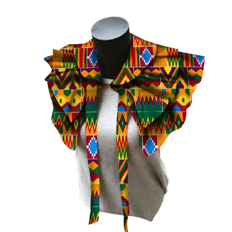 Fabric Necklaces Print Ankara Multi color