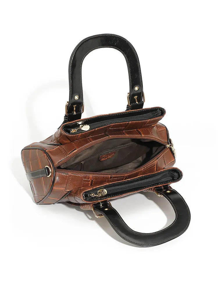 Compartment of Fashion Designer Large Capacity Leather Purse Handbags