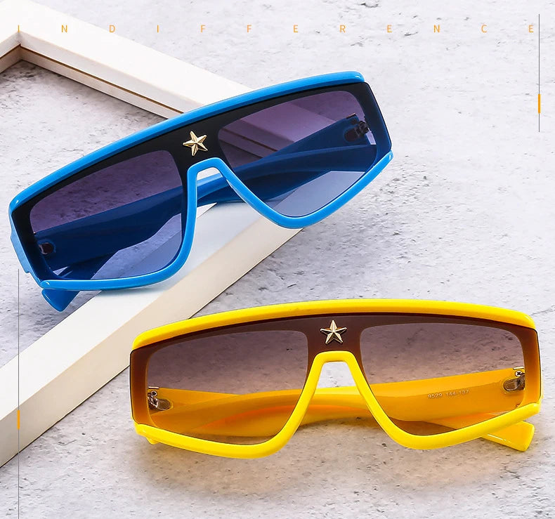 Collection of Fashion Gradient Punk Designer Sunglasses