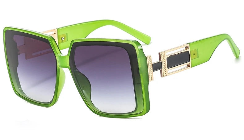 Fashion Square Sunglasses green