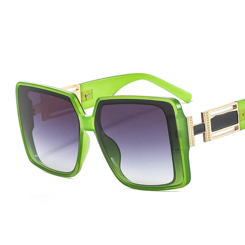 Fashion Square Sunglasses green