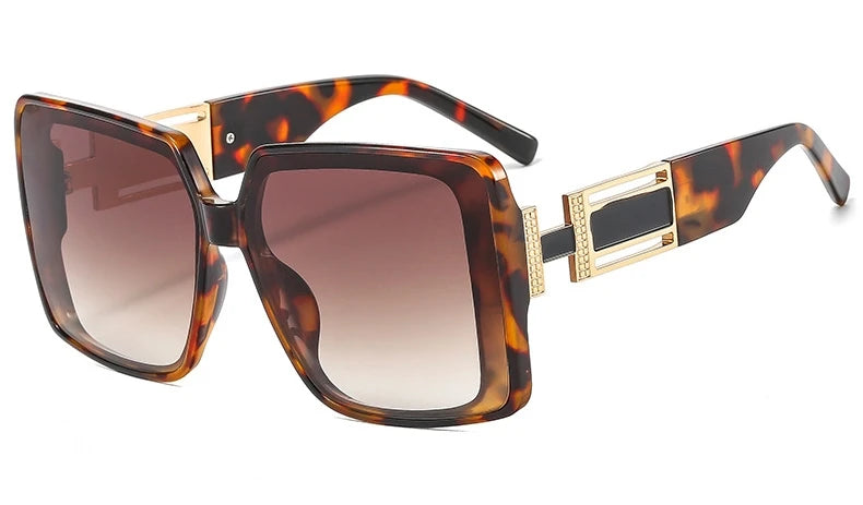 Fashion Square Sunglasses leopard