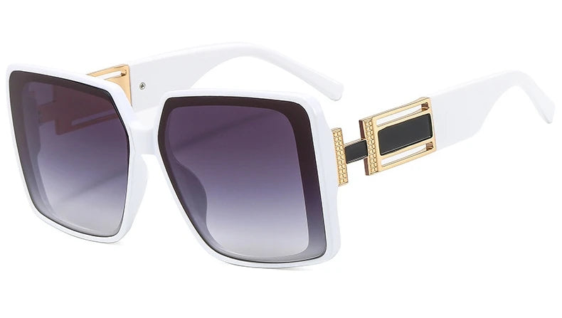 Fashion Square Sunglasses white