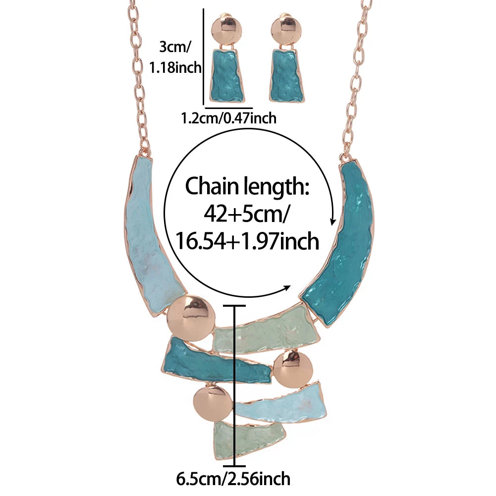 Size of Fashion Zinc Alloy Geometric Jewelry Set