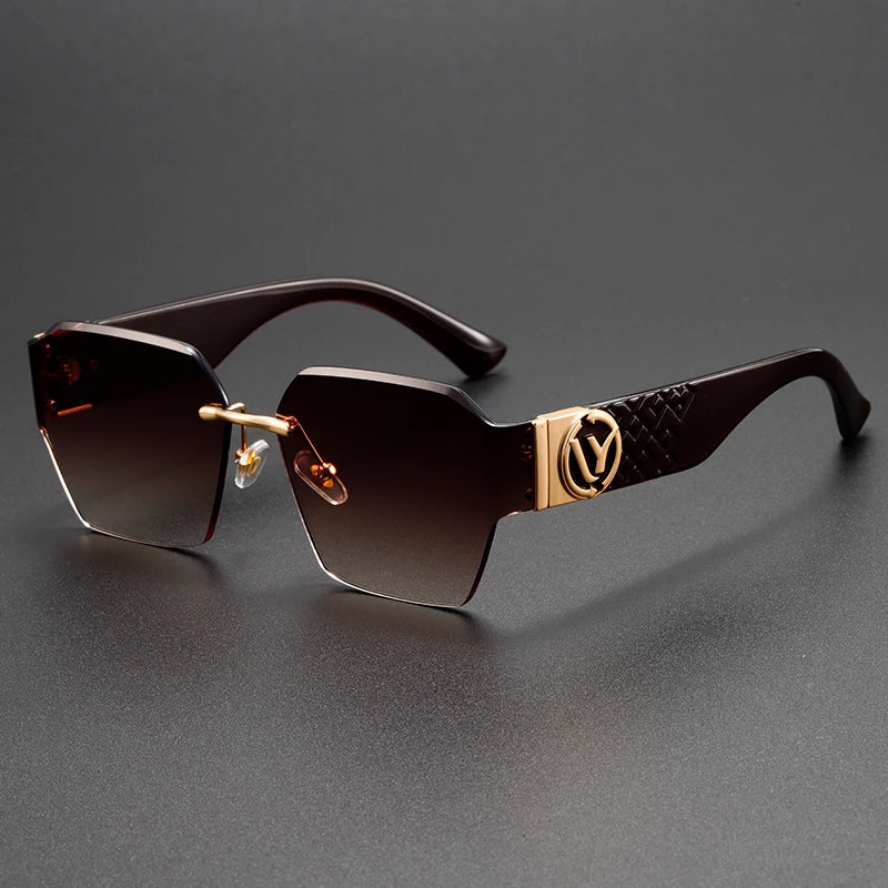 Fashionable Various Styles Versatile Metal Sunglasses