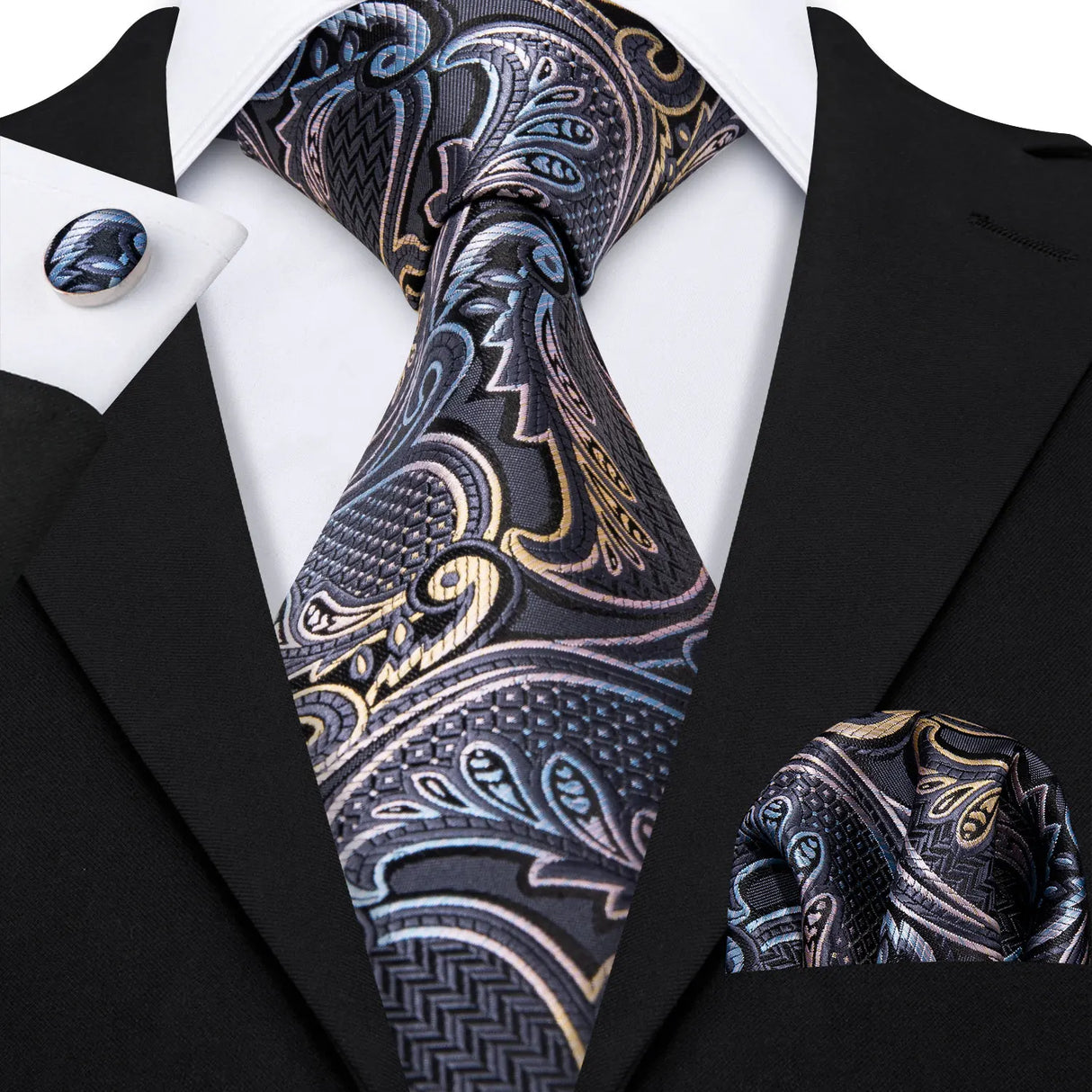 Floral Silk Men Novelty Spray Necktie