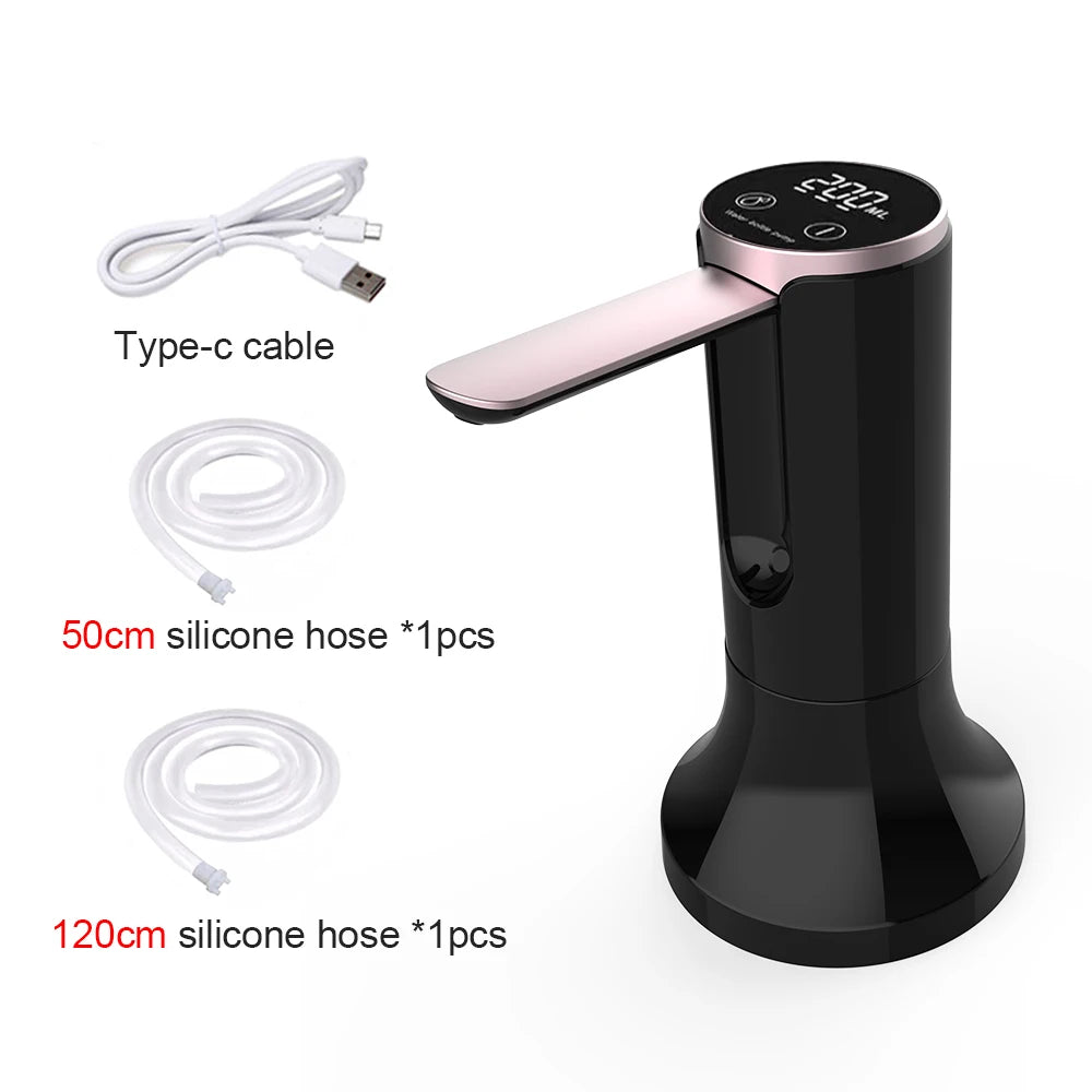 Foldable Electric Water Dispenser – USB Rechargeable for 19L Gallon Bottles
