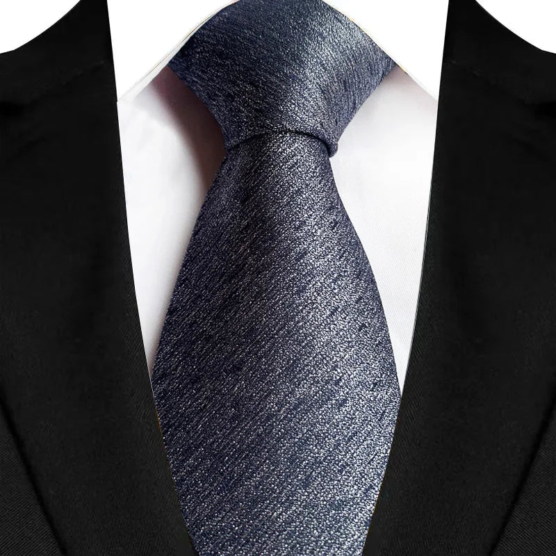 Gray Formal Classic Jacquard Woven 8CM Polka Dot Necktie