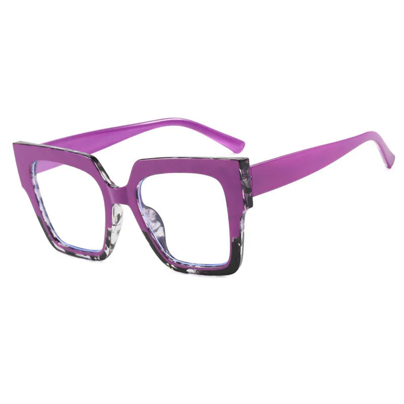 Purple Frame Anti Blue Blue Eyeglass