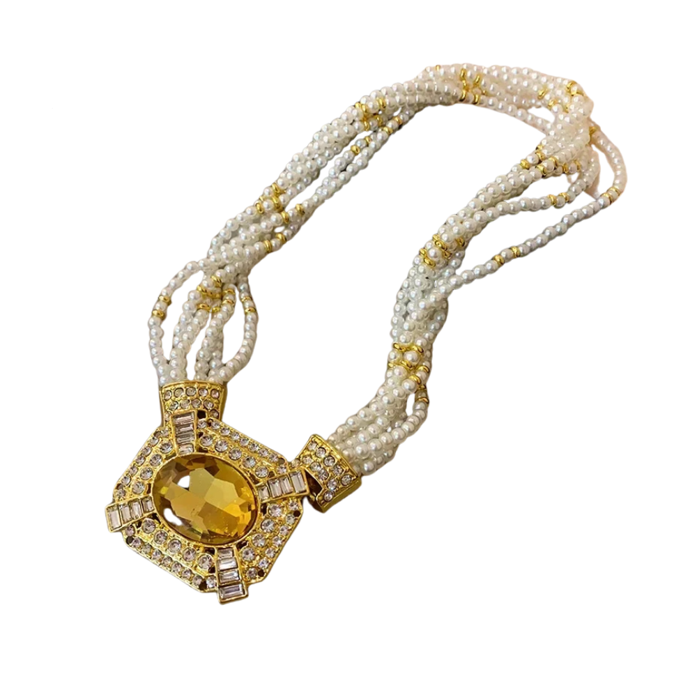 French Style Pearls Necklace Set