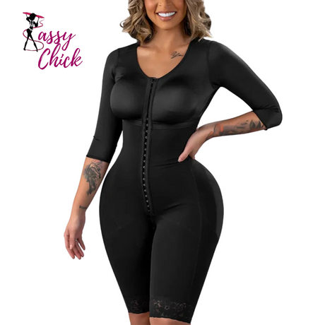 Full Body High Compression Girdles Shaper Sassy Chick Logo