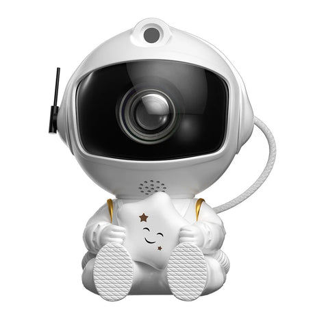 Galaxy astronaut star projector night light with LED nebula for bedroom decor