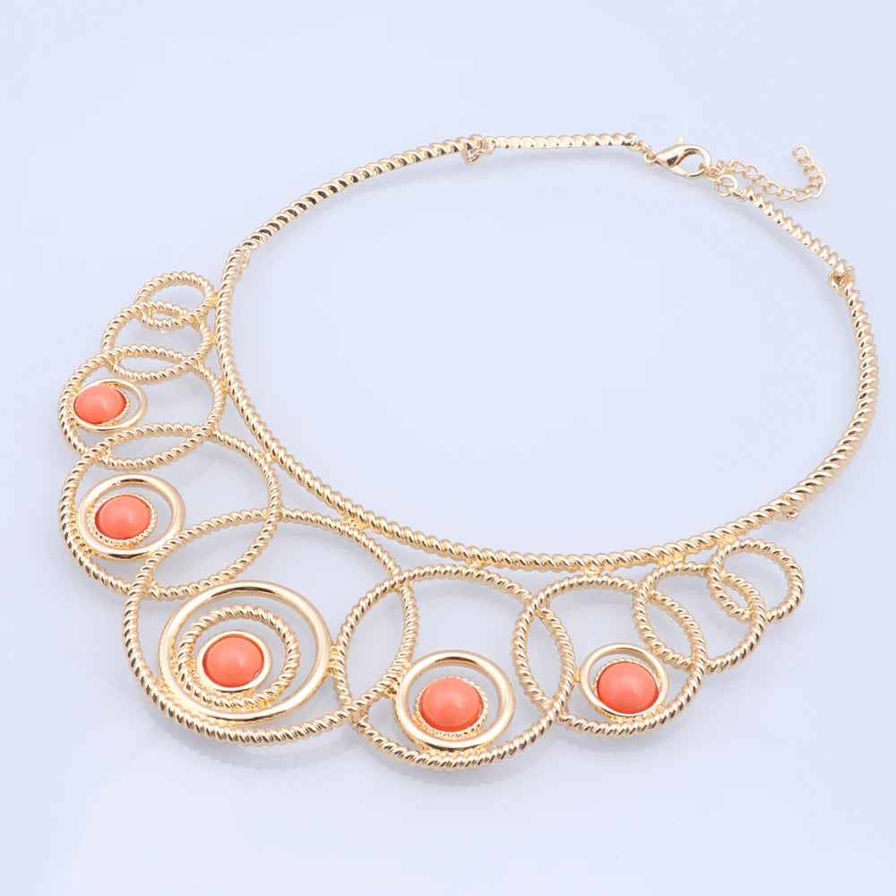necklace Gold Color Dubai Jewelry