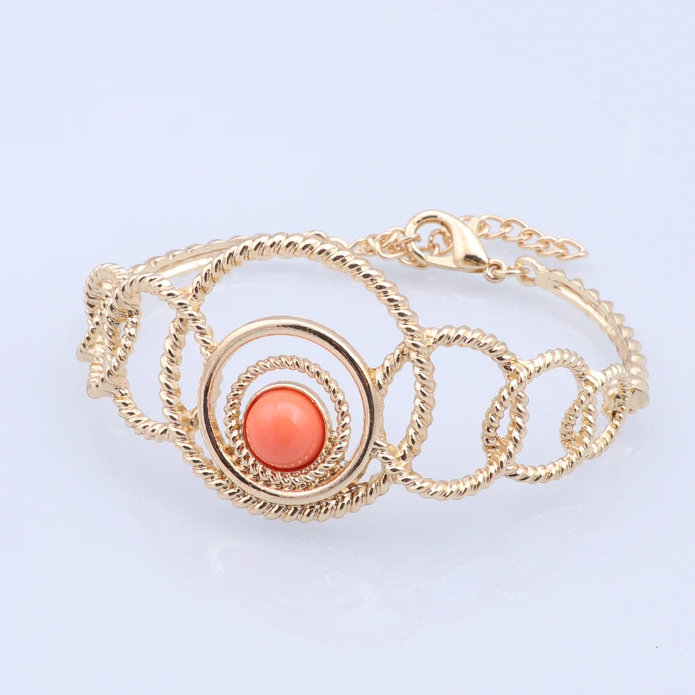 bracelet Gold Color Dubai Jewelry