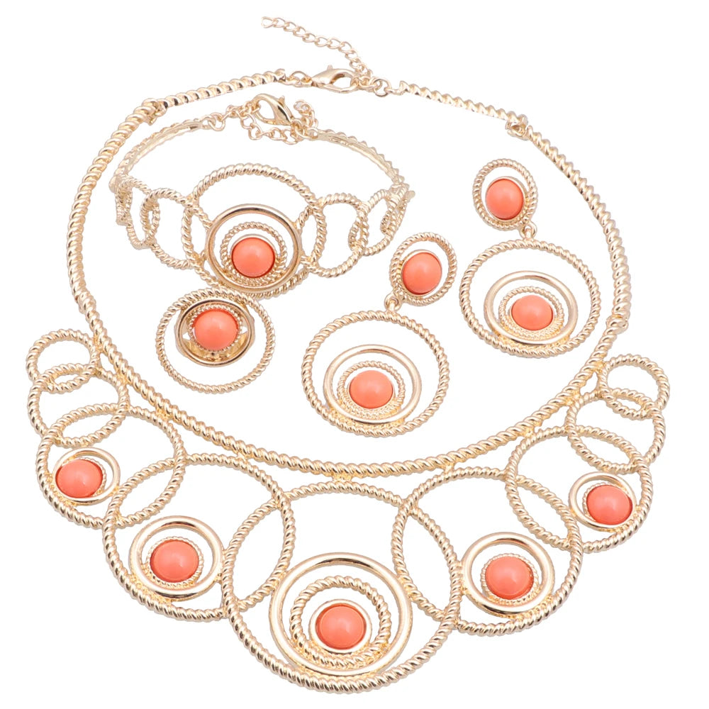 Gold Color Dubai Jewelry