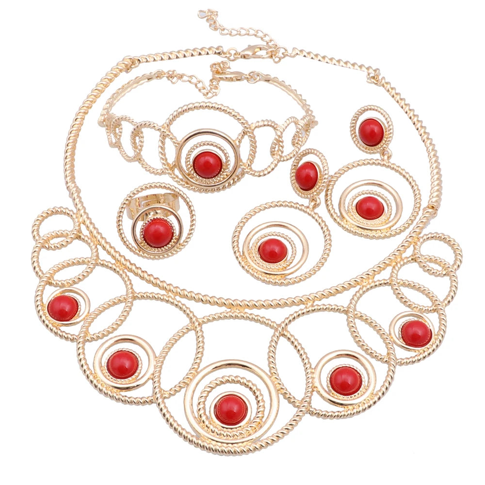 Gold Color Dubai Jewelry