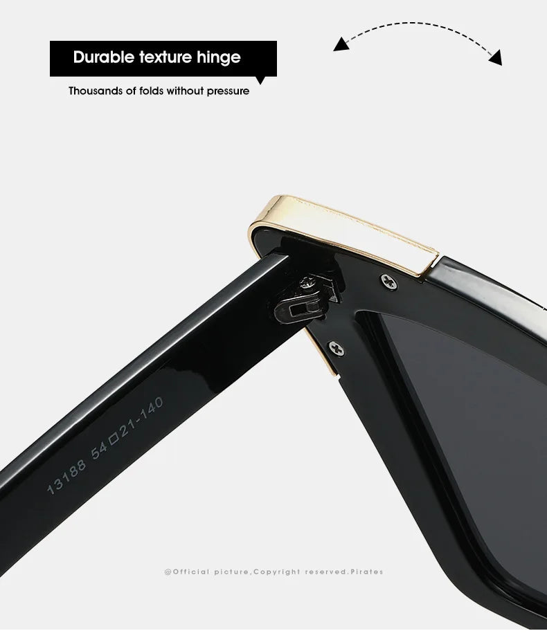 Details of Gradient Driving Square Cat Eye Crystal Sunglasses