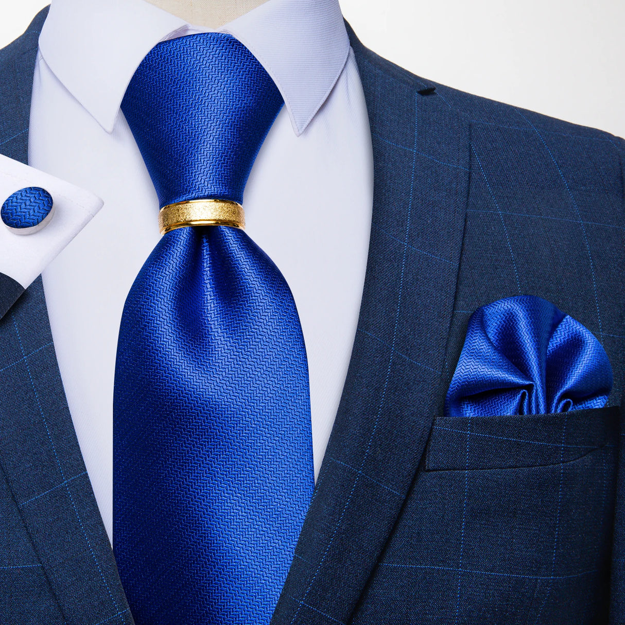 blue tie set