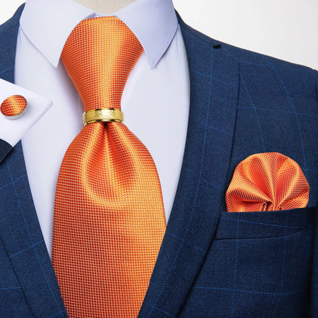 orange tie set