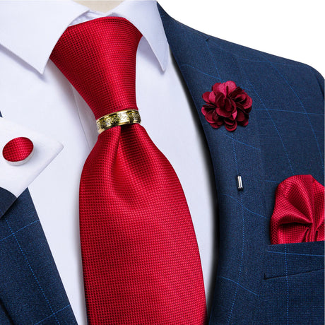 red tie set