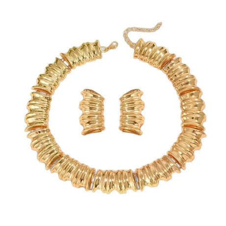 Gypsy Punk Chunky Chain Necklace Set