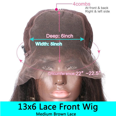 Yaki Straight Human Hair Wig
