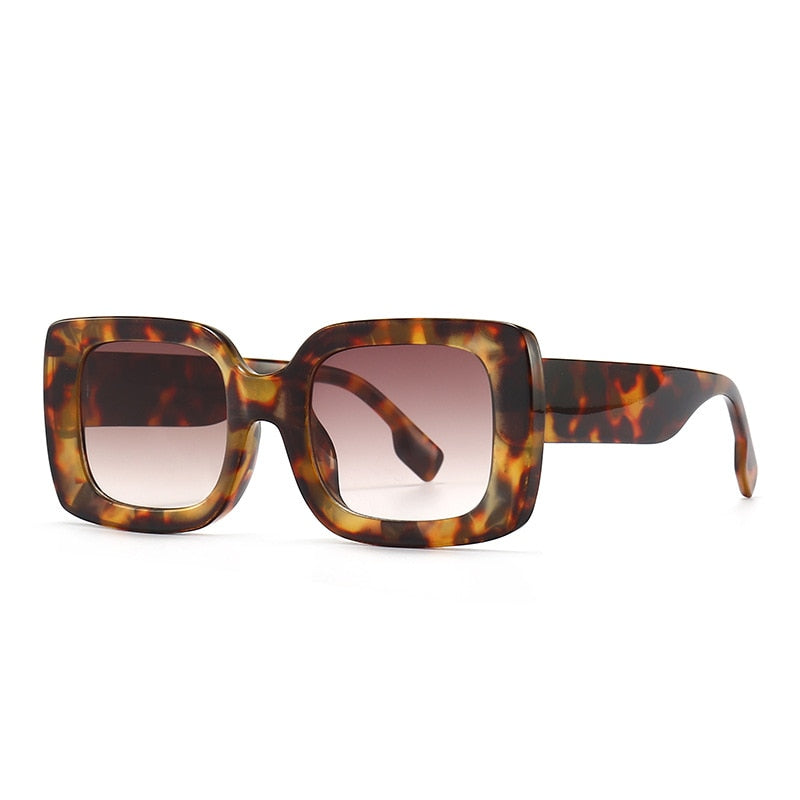 Vintage Classic Big Frame Square Sunglasses