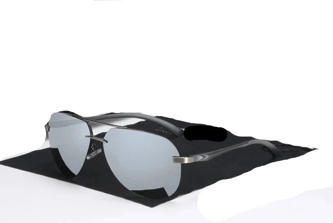 HD Polarized Aluminum Fashion Sunglasses Grey