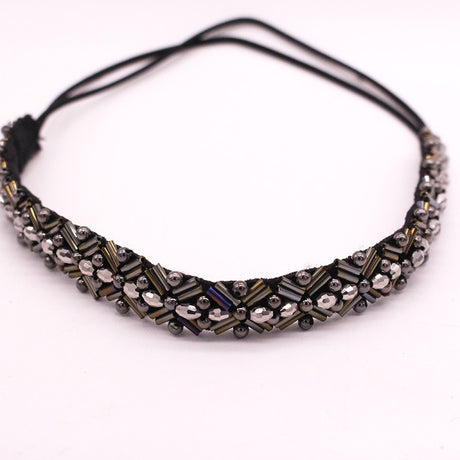 Vintage Beads Rhinestone Headband Hair Accessories