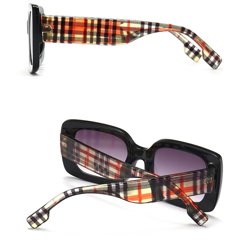 Vintage Classic Big Frame Square Sunglasses