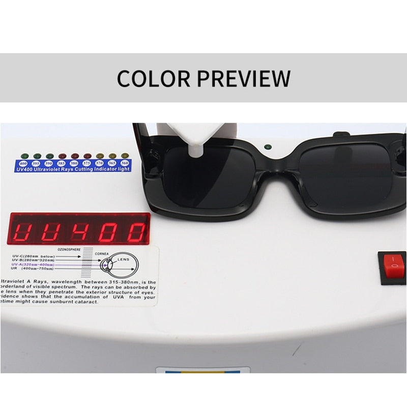 Vintage Classic Big Frame Square Sunglasses