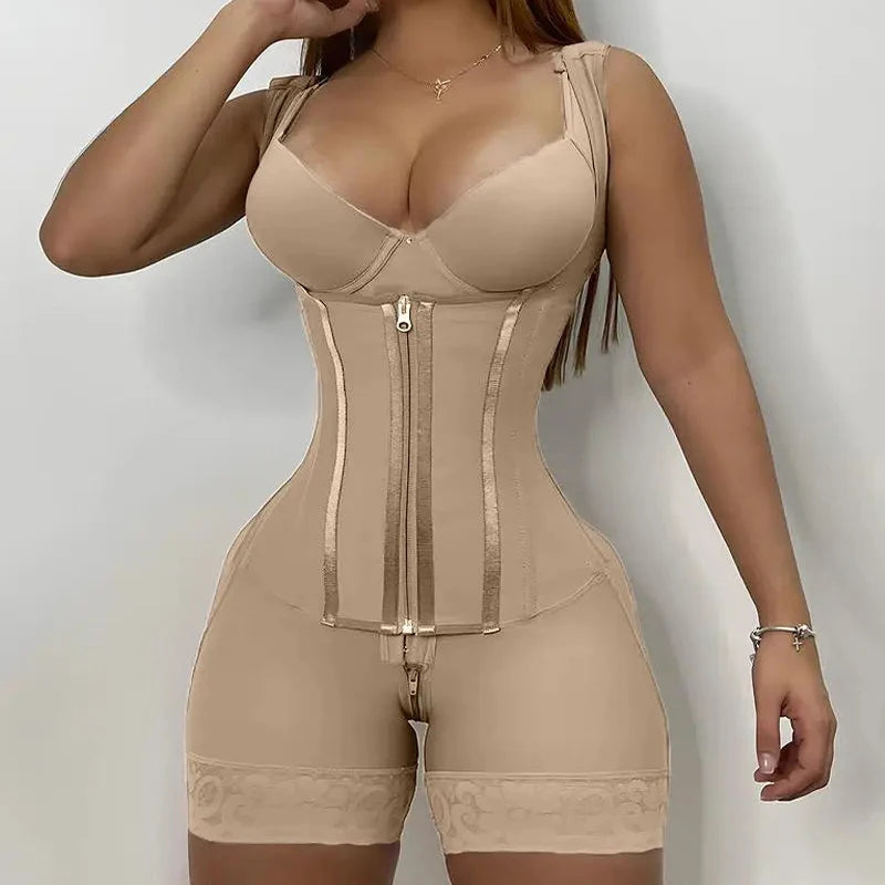 Beige High Compression Girdle Shaper