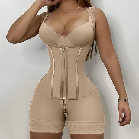 Beige High Compression Girdle Shaper