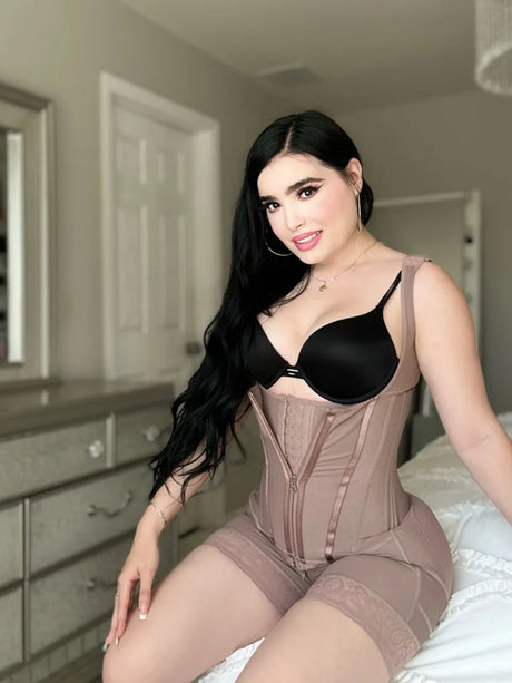 Brown High Compression Girdle Shaper