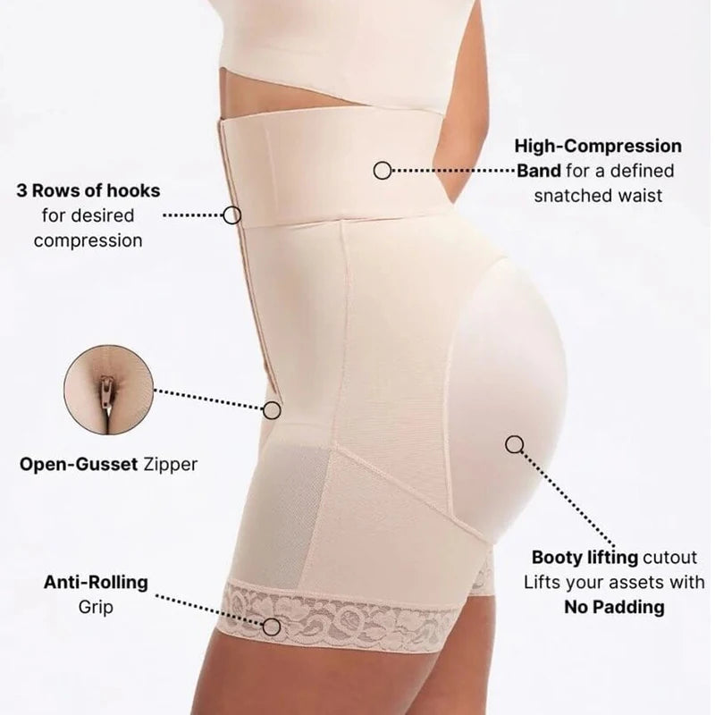 White High Waist Body Shaper Pantie